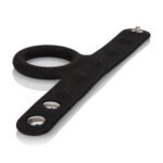 Silicone Tri-Snap Scrotum Support Ring – Large, Black - Image 5