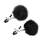 Sincerely Fur Nipple Clips - Black - Image 2