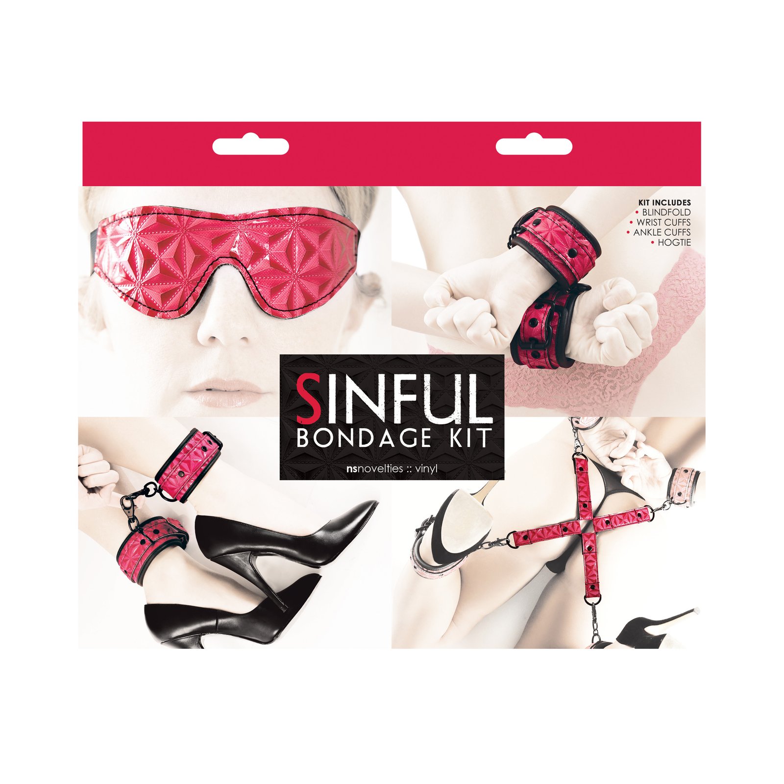 sinful-bondage-kit-pink Sinful - Bondage Kit - Pink - Image 1