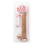 Size Queen 10 inch/25.5 Cm - Brown - Image 4