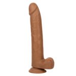 Size Queen 10 inch/25.5 Cm - Brown - Image 9