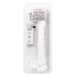 Size Queen 10 inch/25.5 Cm - Clear - Image 11