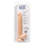 Size Queen 10 inch/25.5 Cm - Ivory - Image 9