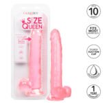 Size Queen 10 inch/25.5 Cm - Pink - Image 7