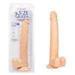 Size Queen 12 inch/30.5 Cm - Ivory - Image 9