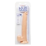 Size Queen 12 inch/30.5 Cm - Ivory - Image 10