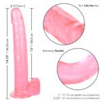 Size Queen 12 inch/30.5 Cm - Pink - Image 4