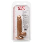 Size Queen 6 inch/15.25 Cm - Brown - Image 9