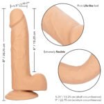 Size Queen 6 inch/15.25 Cm - Ivory - Image 4