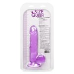 Size Queen 6 inch/15.25 Cm - Purple - Image 3