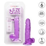 Size Queen 6 inch/15.25 Cm - Purple - Image 8