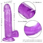 Size Queen 6 inch/15.25 Cm - Purple - Image 9