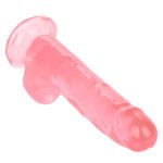 Size Queen 8 Inch Dildo with Suction Cup Base – Pink - Image 2