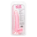 Size Queen 8 Inch Dildo with Suction Cup Base – Pink - Image 3