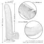 Size Queen 8 inch/20.25 Cm - Clear - Image 4