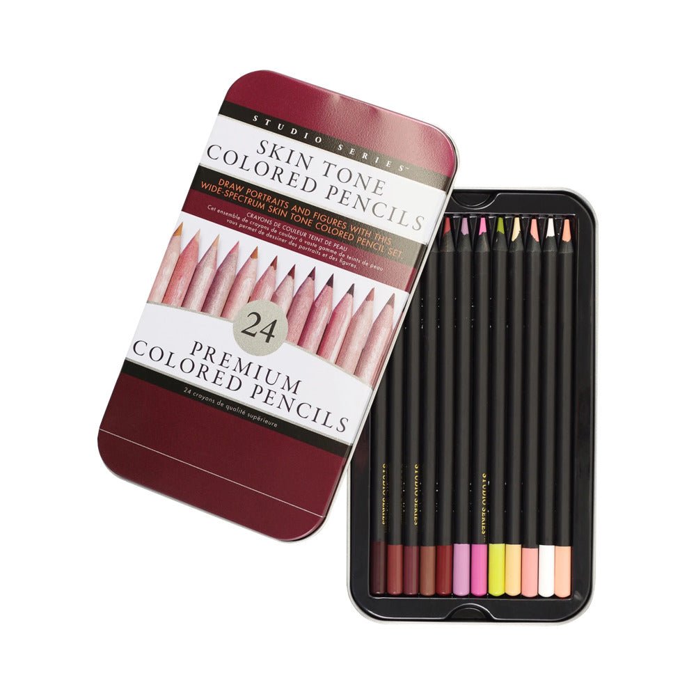 skin-tone-colored-pencils-24-pack Skin Tone Colored Pencils 24-Pack - Image 1