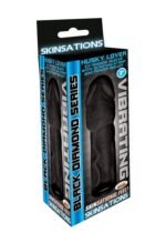 Skinsations Black Diamond Series Vibrating Husky Lover - Black - Image 2
