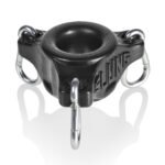 Slung Stretchy Silicone Weighted Ballstretcher - Black - Image 2