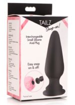 Snap-on Interchangeable Small Silicone Anal Plug - Image 3