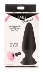 Snap-on Interchangeable Small Silicone Anal Plug - Image 6
