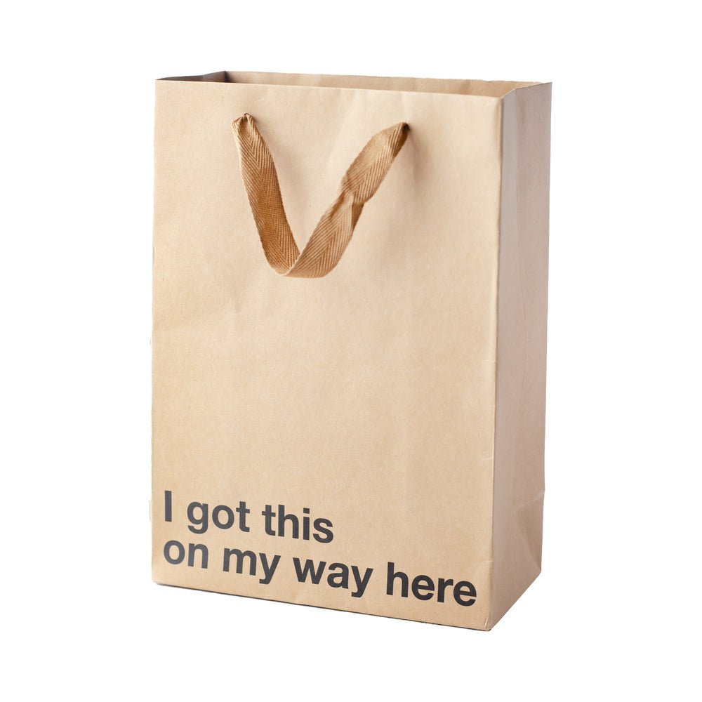 snarky-gift-bags-i-got-this-on-my-way-here-3pk Snarky Gift Bags I Got This On My Way Here 3pk - Image 1