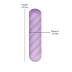 Softies Dual Layer Bullet 4 in. Purple - Image 6