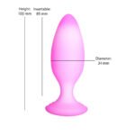 Softies Dual Layer Butt Plug 4 in. Light Pink - Image 6