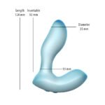 Softies Silicone Vibrator 5 in. Blue - Image 10