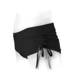 SpareParts Sasha Cinch Booty Short Harness Black Size L - Image 6