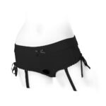 SpareParts Sasha Cinch Booty Short Harness Black Size M - Image 3