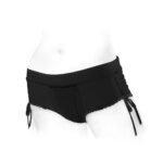 SpareParts Sasha Cinch Booty Short Harness Black Size M - Image 7