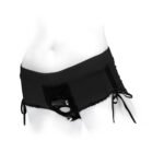 SpareParts Sasha Cinch Booty Short Harness Black Size S - Image 8