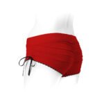 SpareParts Sasha Cinch Booty Short Harness Red/Black Size M - Image 4
