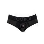 SpareParts Tomboi Cover Brief Style Underwear Harness – Black, Size S - Image 3