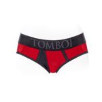 SpareParts Tomboi Cover Brief Style Underwear Harness – Red, XS - Image 2