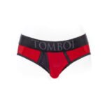 SpareParts Tomboi Cover Brief Style Underwear Harness – Red, XS - Image 4