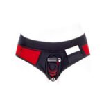 SpareParts Tomboi Cover Brief Style Underwear Harness – Red, XS - Image 5