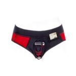 SpareParts Tomboi Cover Brief Style Underwear Harness – Red, XS - Image 6