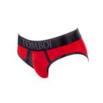 SpareParts Tomboi Cover Brief Style Underwear Harness – Red, XS - Image 7