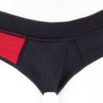 SpareParts Tomboi Cover Brief Style Underwear Harness – Red, XS - Image 10