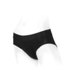 SpareParts Tomboi Rayon Briefs Harness Black Size M - Image 4