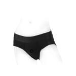 SpareParts Tomboi Rayon Briefs Harness Black Size S - Image 2