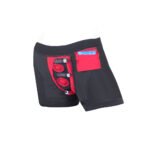 SpareParts Tomboii Nylon Boxer Briefs Harness Black/Red Size L - Image 6