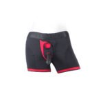SpareParts Tomboii Nylon Boxer Briefs Harness Black/Red Size L - Image 9