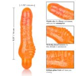 Sparkle Shimmer Stud Orange Vibrator – Multi-Speed, Battery-Powered - Image 2
