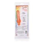 Sparkle Shimmer Stud Orange Vibrator – Multi-Speed, Battery-Powered - Image 3