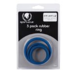 Spartacus Cock Ring Set (3 RubberRings/Blue)