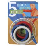 Spartacus Nitrile Cock Rings (5 Per Package/1.5in each)