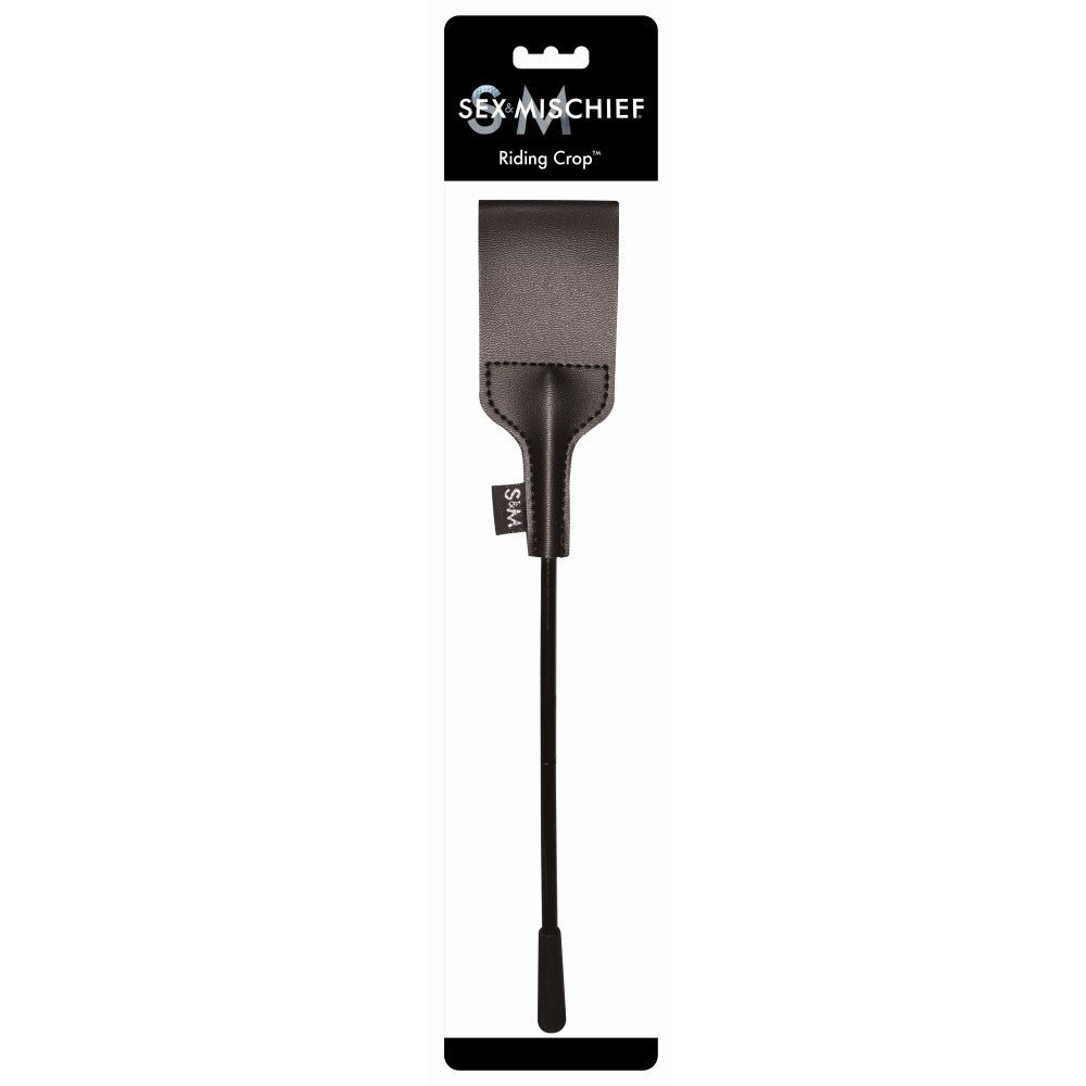 sportsheets-sex-mischief-riding-crop-black Sportsheets Sex & Mischief Riding Crop Black - Image 1