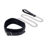 Sportsheets Sex & Mischief Shadow Collar and Leash – Black - Image 3